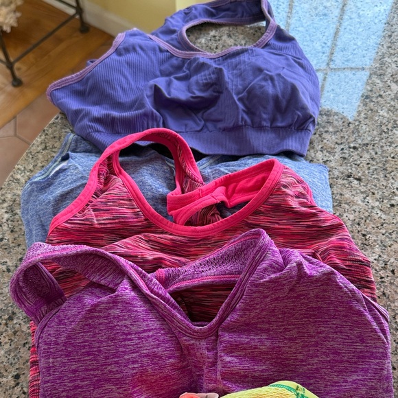 Colorful Racerback Sports Bras - Picture 2 of 4